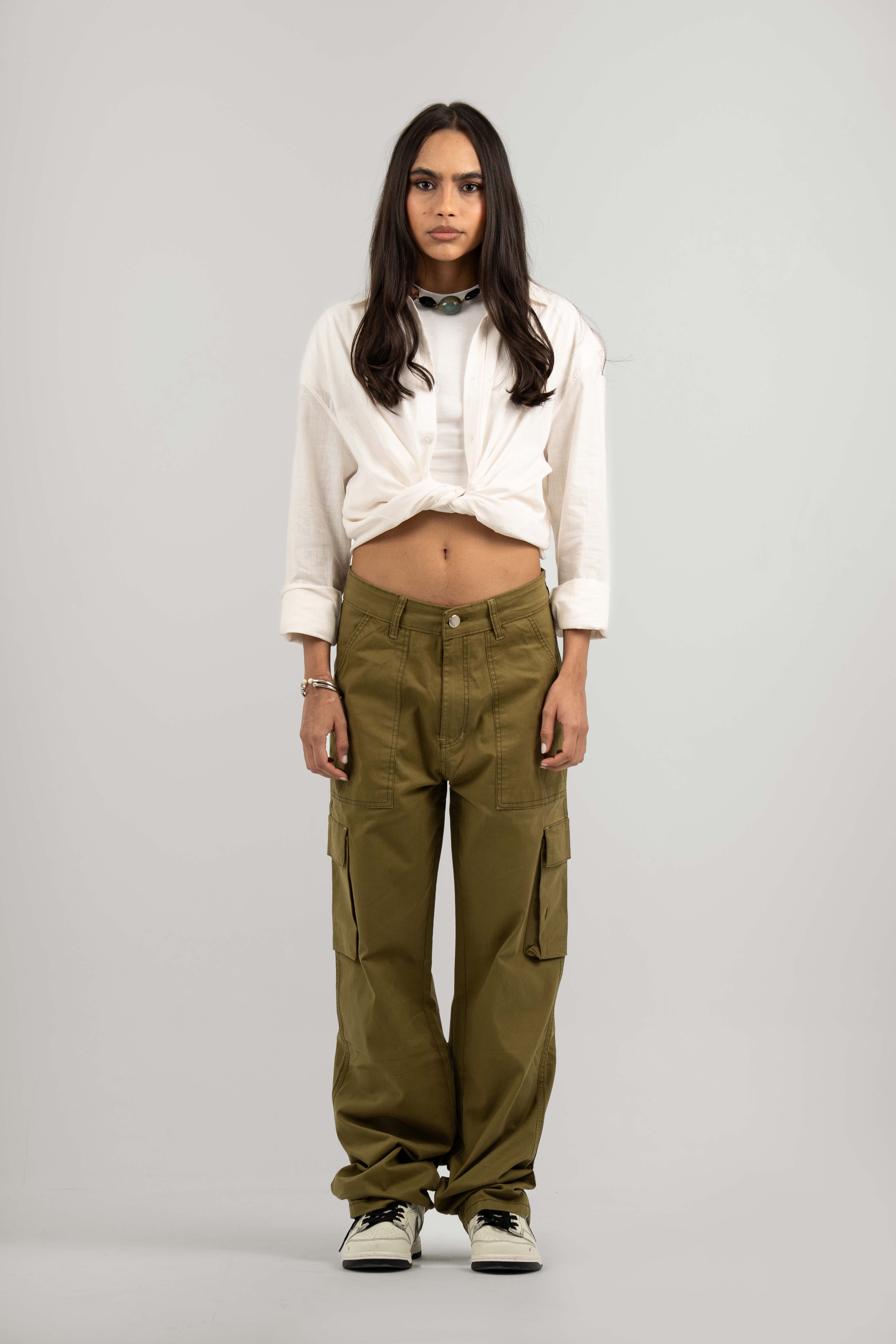 Olive Core Cargo Pants
