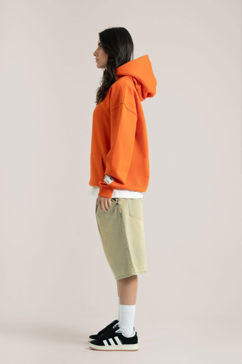 Orange Logo II PL Oversized Hoodie - Baynoire
