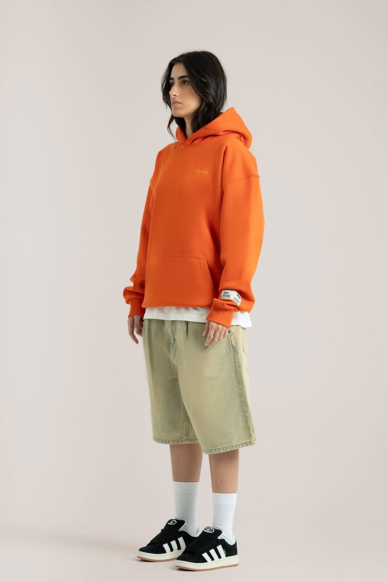 Orange Logo II PL Oversized Hoodie - Baynoire
