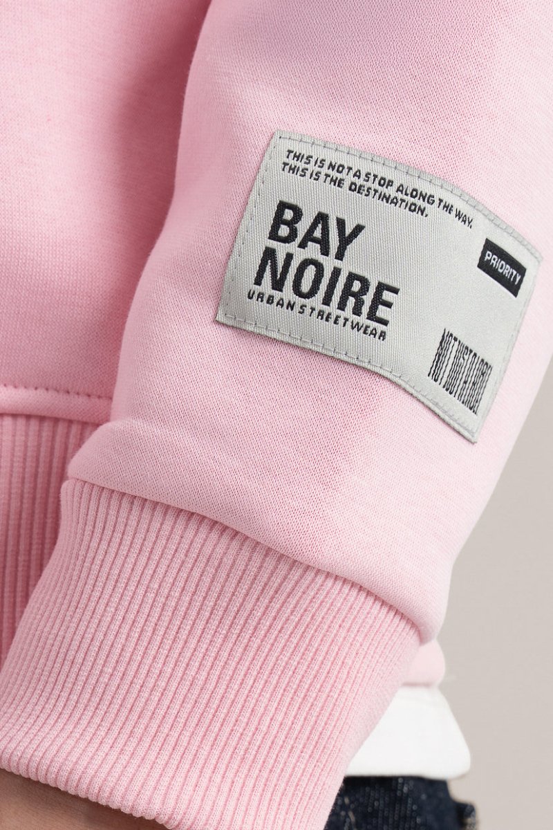 Pink Logo II PL Oversized Sweatshirt - Baynoire