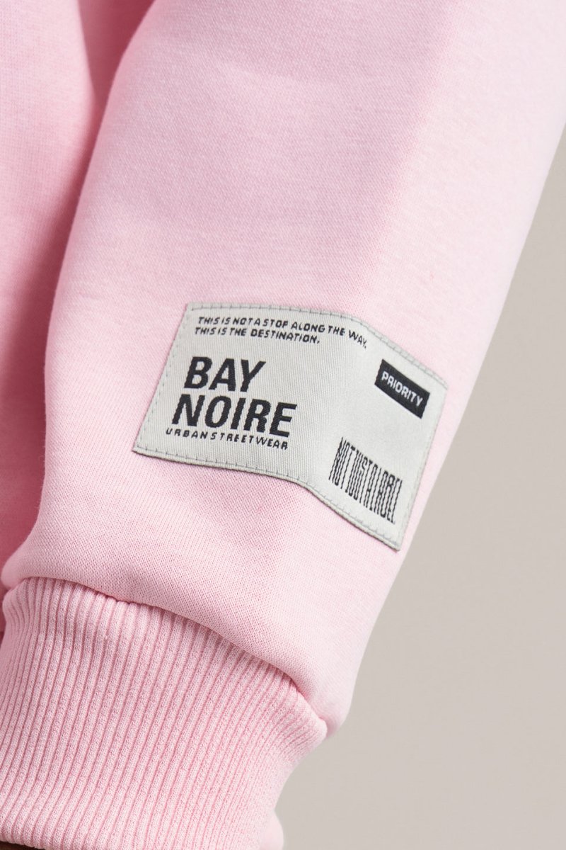 Pink Logo II PL Oversized Sweatshirt - Baynoire