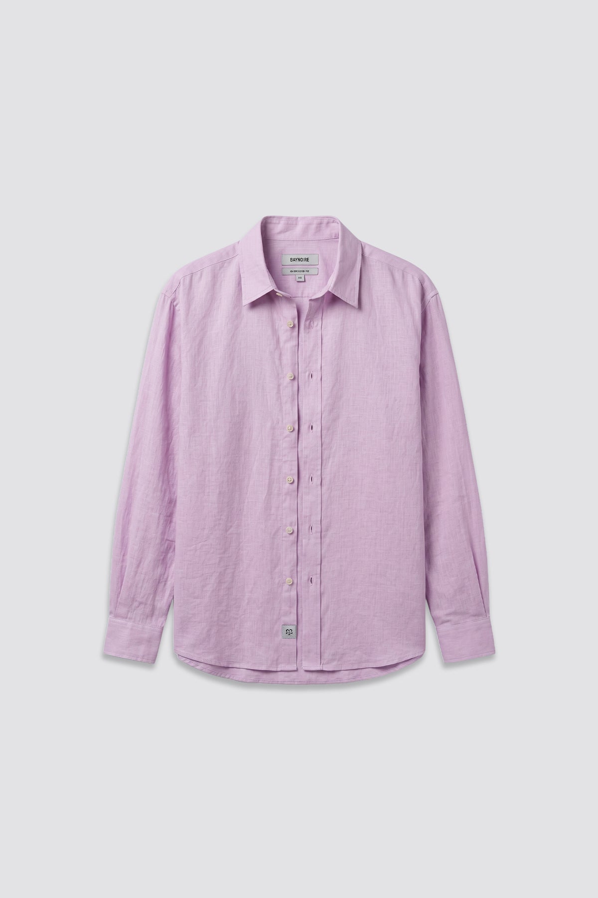 03C Oversized Linen Pink Shirt