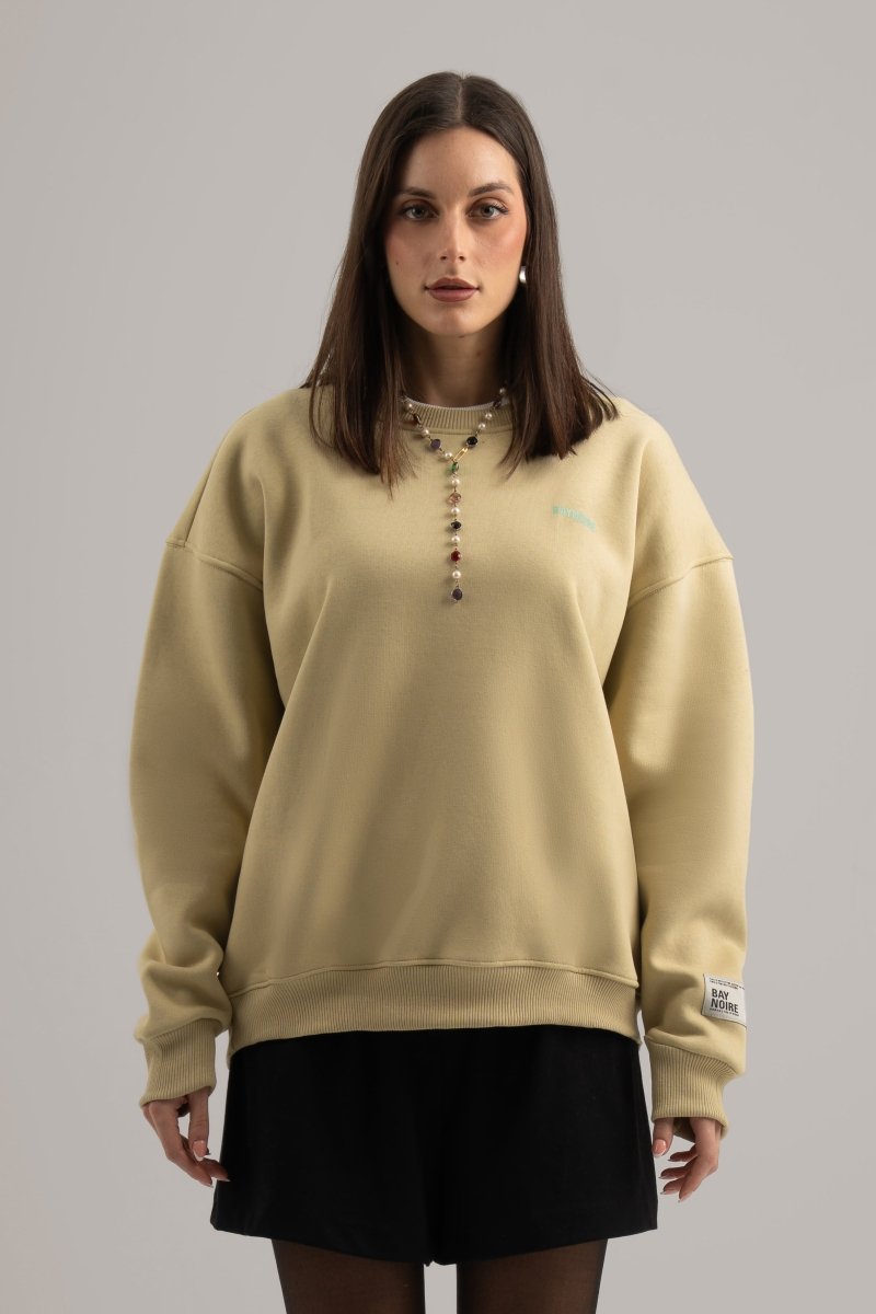 Pistachio Logo II PL Oversized Sweatshirt - Baynoire