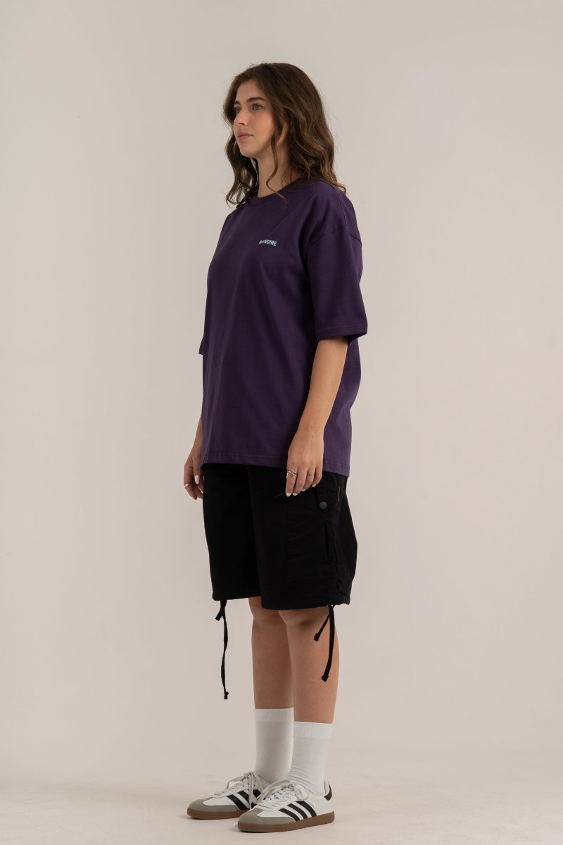 Purple Logo II PL Oversized T-shirt - Baynoire