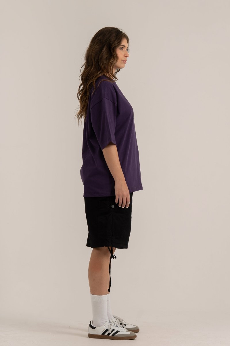 Purple Logo II PL Oversized T-shirt - Baynoire