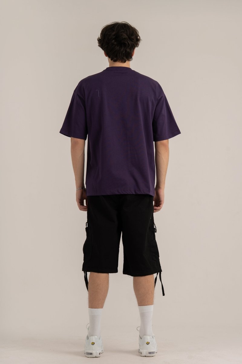 Purple Logo II PL Oversized T-shirt - Baynoire