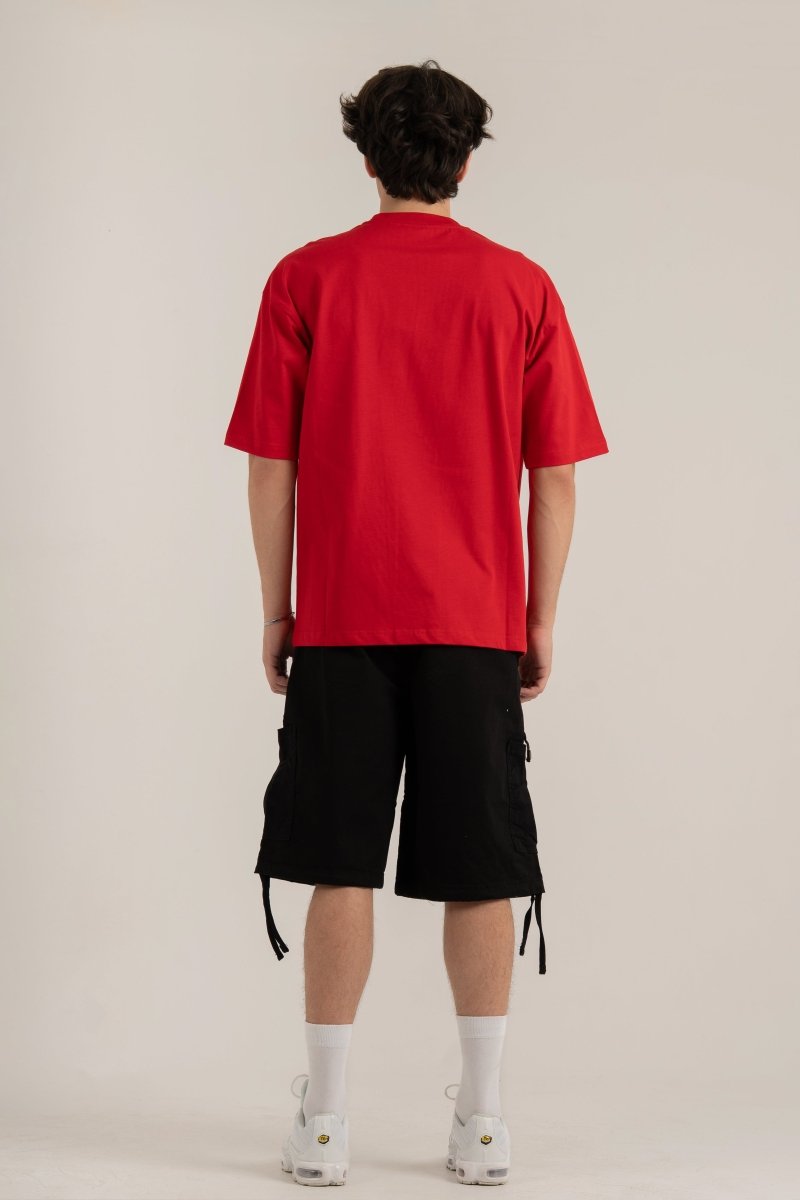 Red Logo II PL Oversized T-shirt - Baynoire