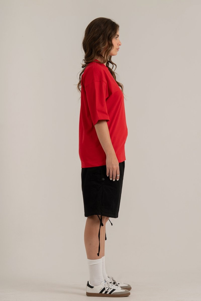 Red Logo II PL Oversized T-shirt - Baynoire