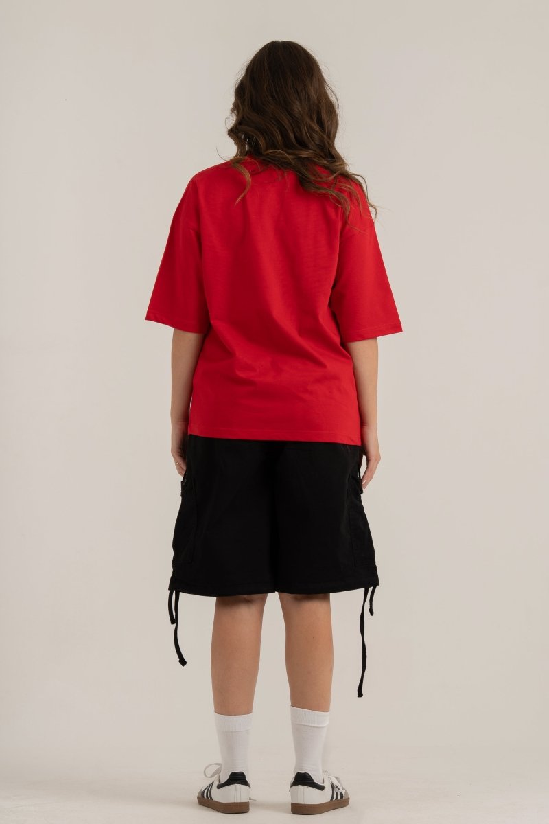 Red Logo II PL Oversized T-shirt - Baynoire
