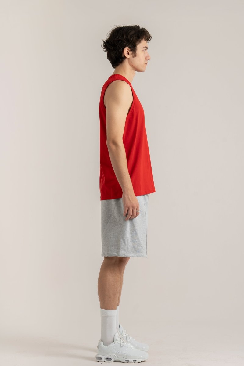 Red Logo II PL Sleeveless T-shirt - Baynoire