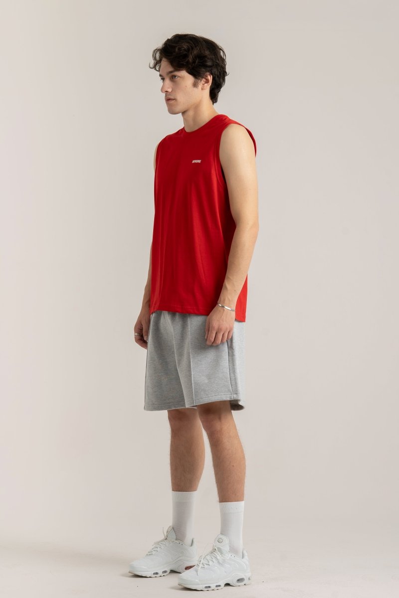 Red Logo II PL Sleeveless T-shirt - Baynoire