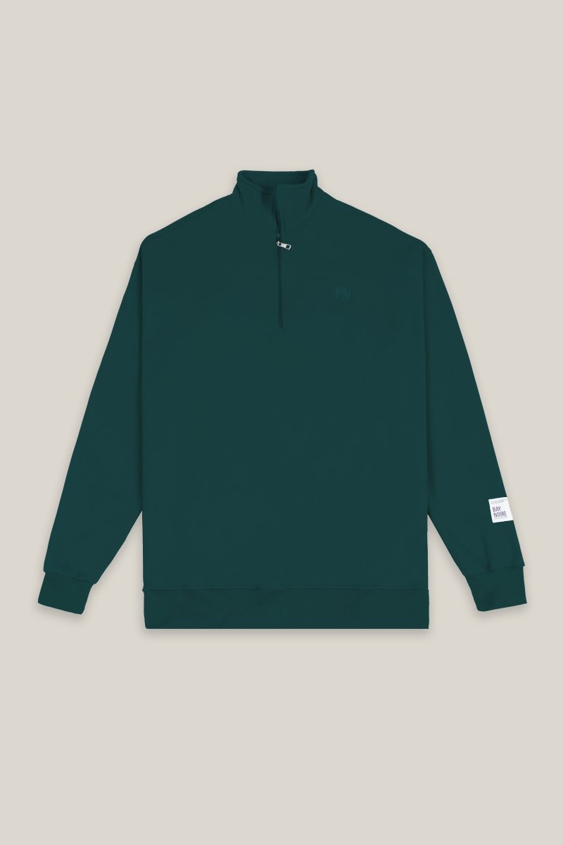 Teal EX Q - Zipper Sweatshirt - Baynoire