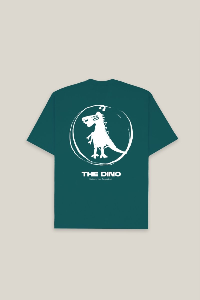 Teal TheDino Oversized T-shirt - Baynoire