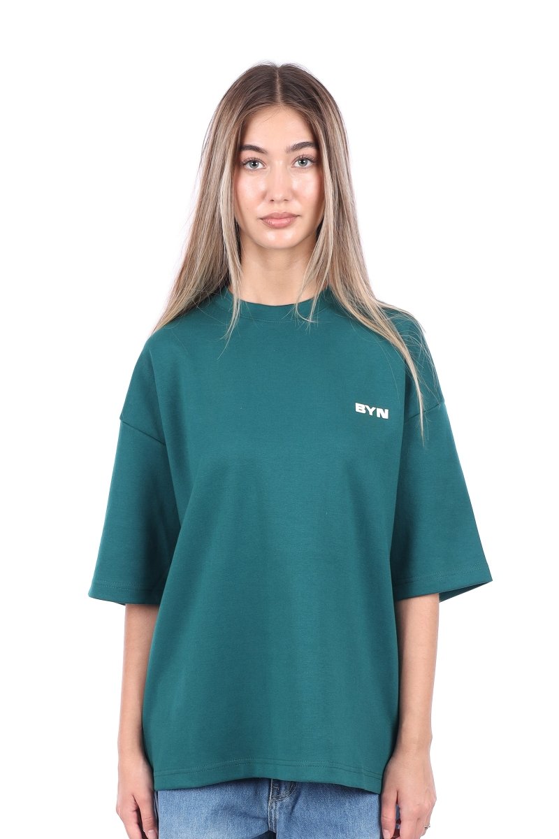 Teal TheDino Oversized T-shirt - Baynoire