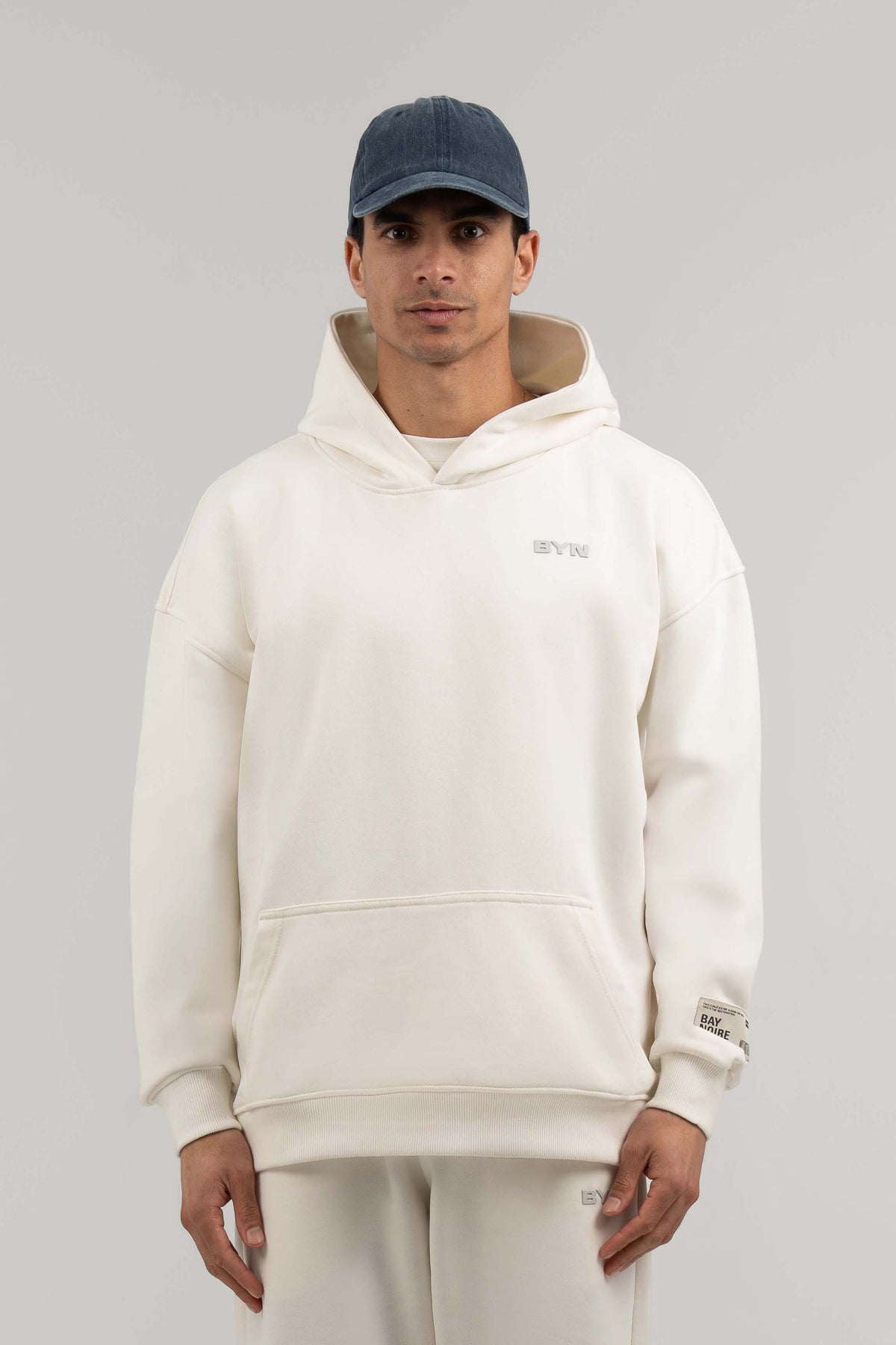 White BYN Core Hoodie