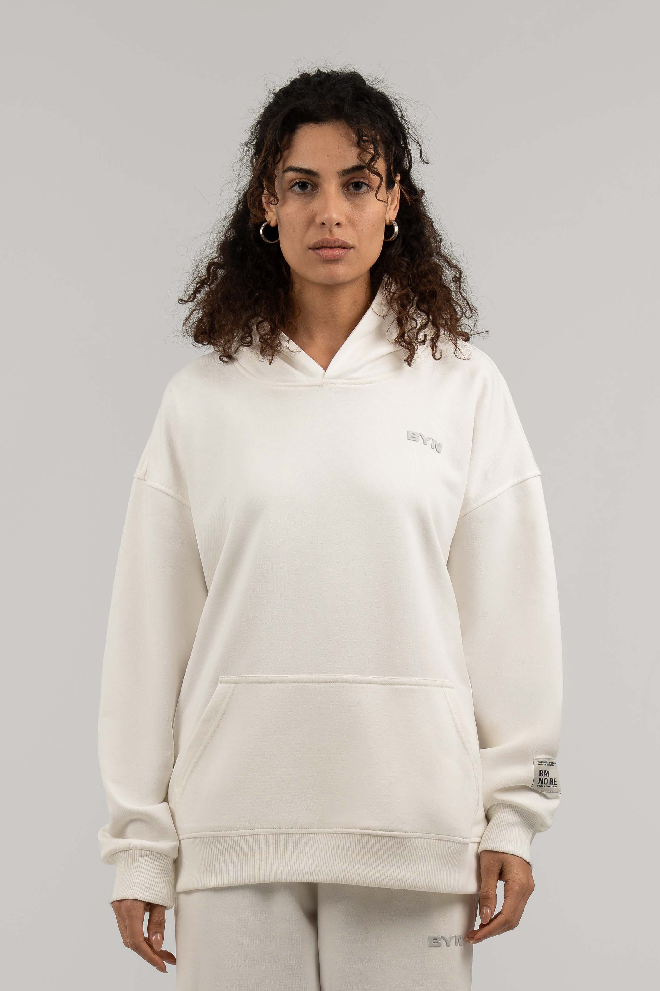 White BYN Core Hoodie