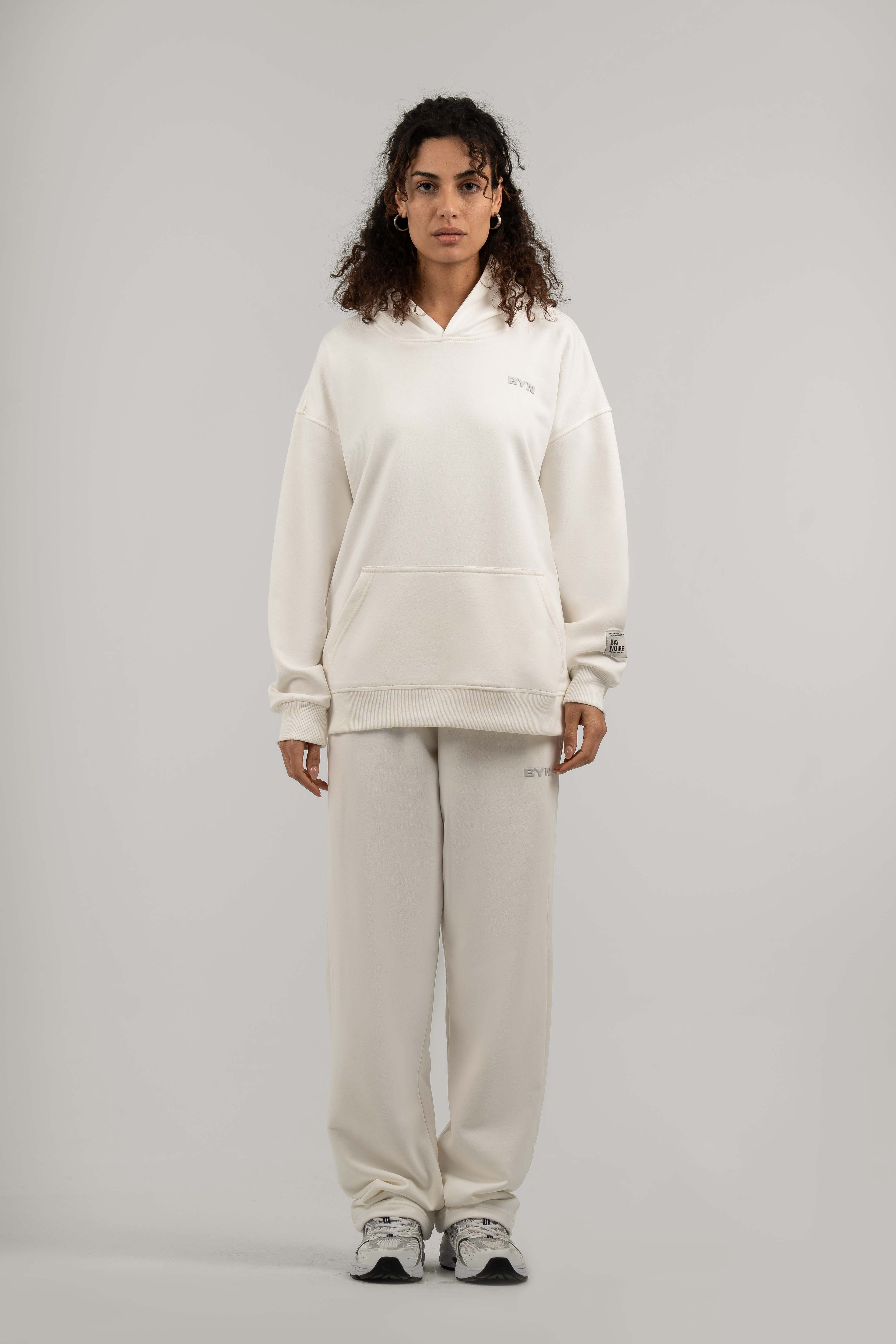 White BYN Core Hoodie