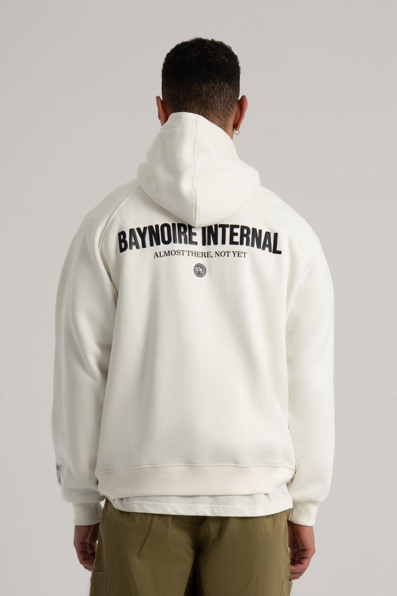 White BYN Internal Hoodie - Baynoire