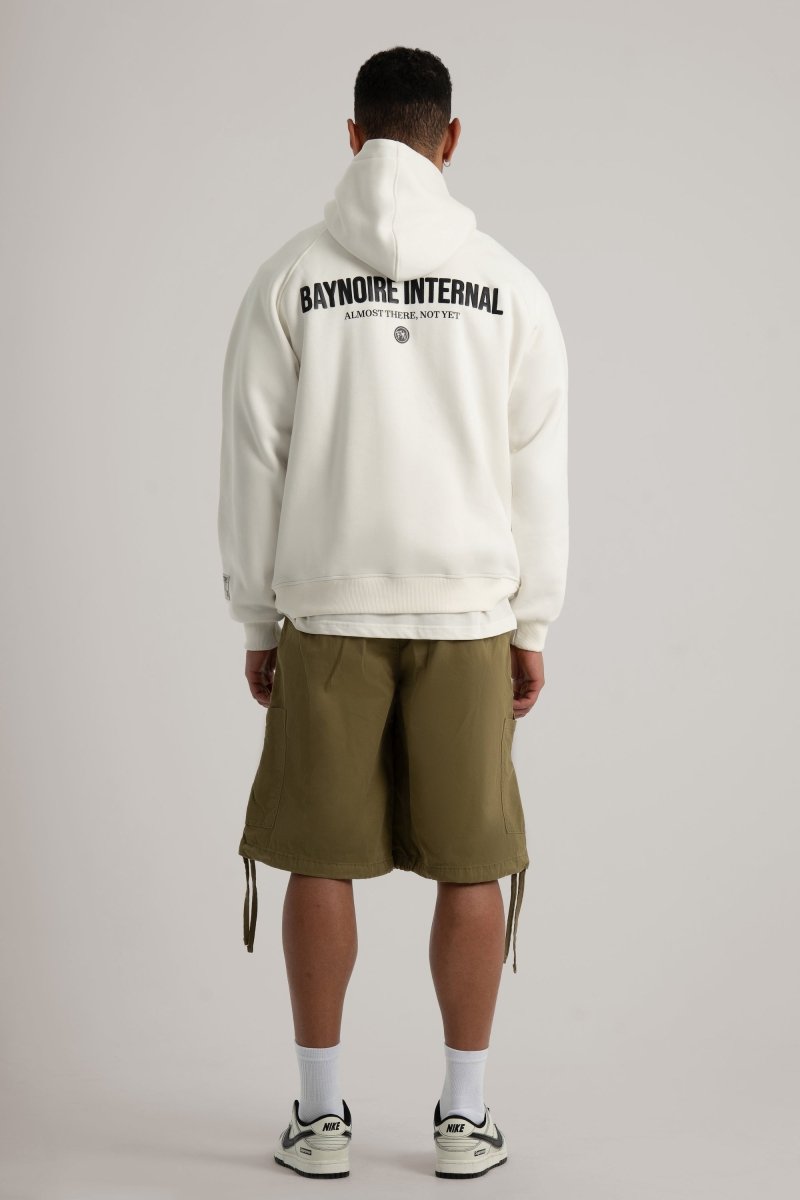 White BYN Internal Hoodie - Baynoire