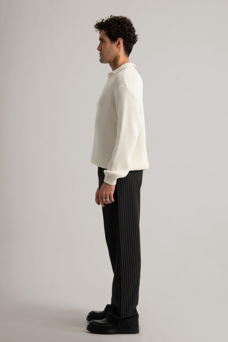 White Collar II Sweater - Baynoire