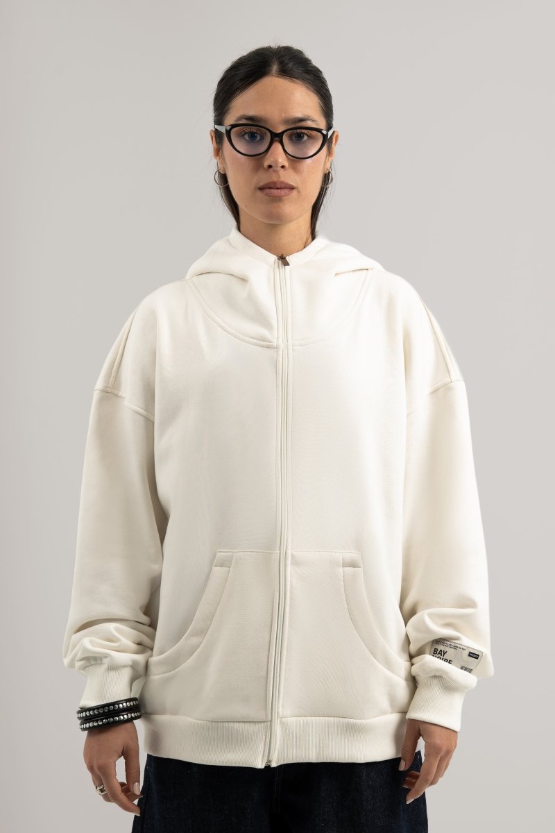 White High Collar Jacket V2 - Baynoire