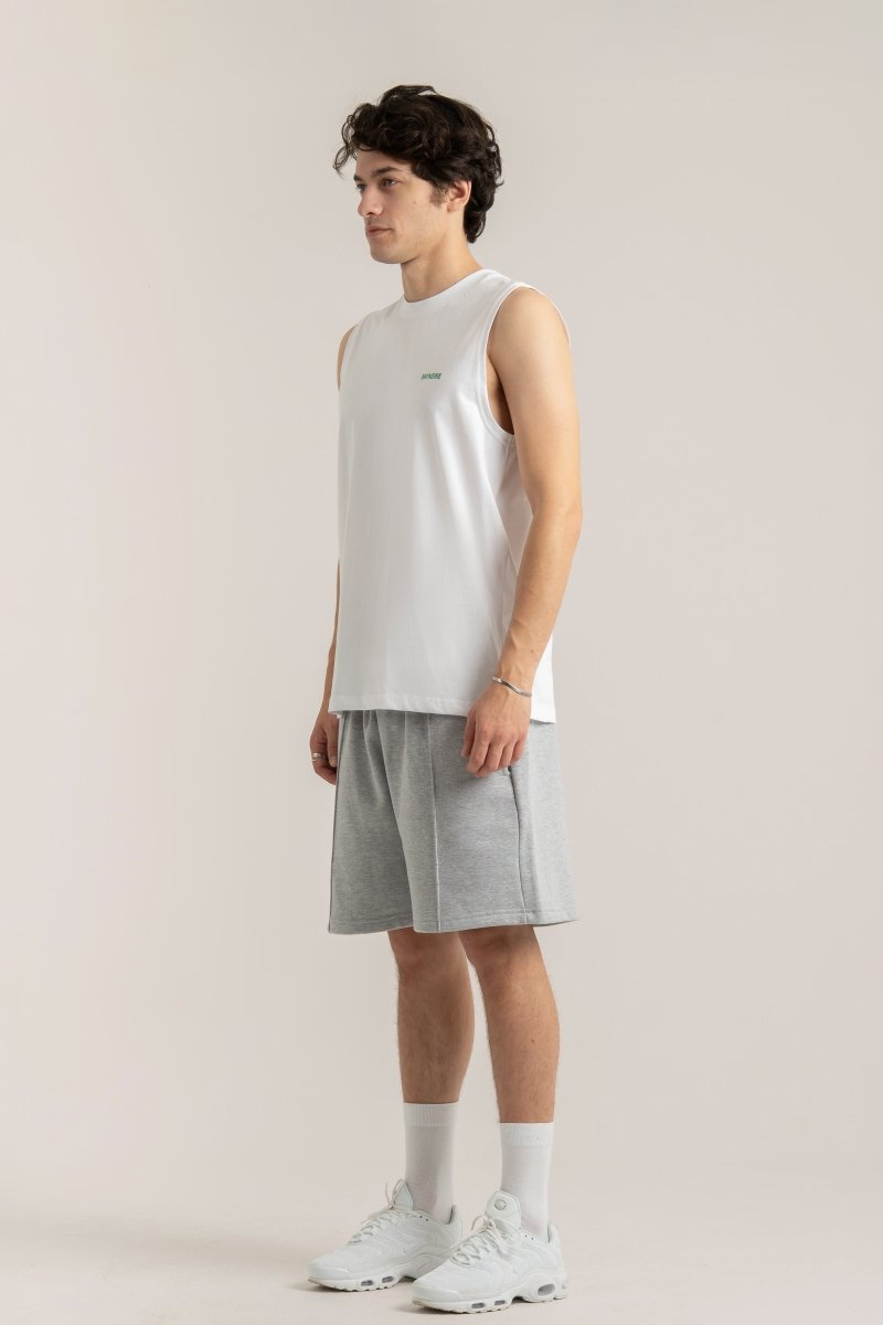 White Logo II PL Sleeveless T-shirt - Baynoire