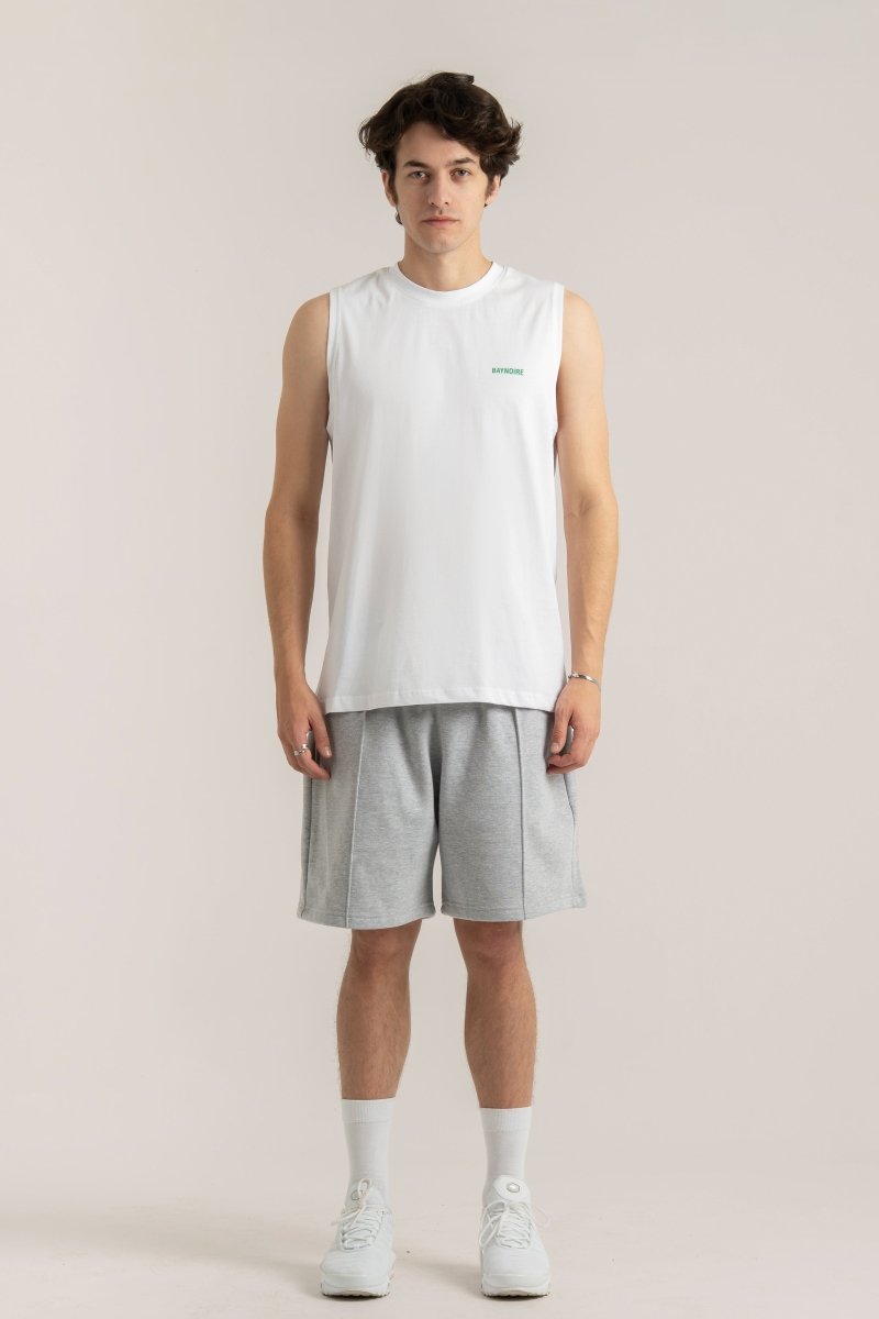 White Logo II PL Sleeveless T-shirt - Baynoire