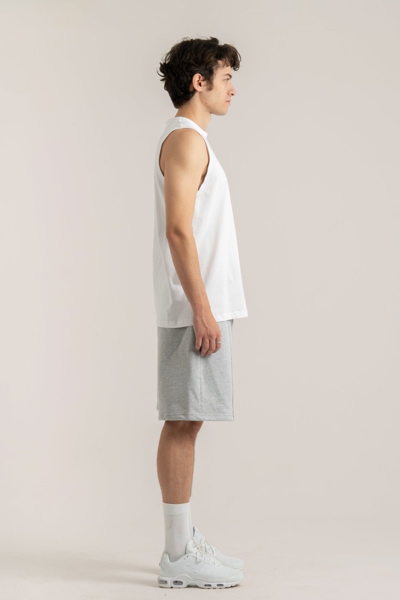 White Logo II PL Sleeveless T-shirt - Baynoire