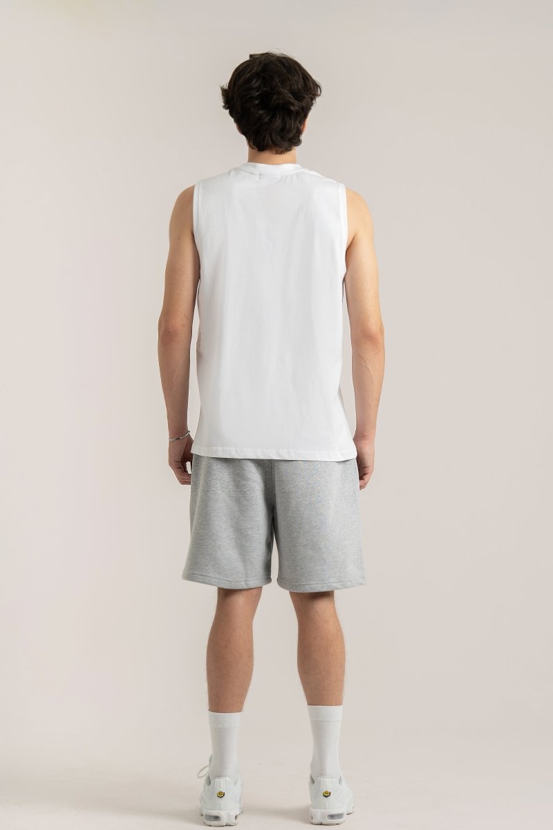 White Logo II PL Sleeveless T-shirt - Baynoire